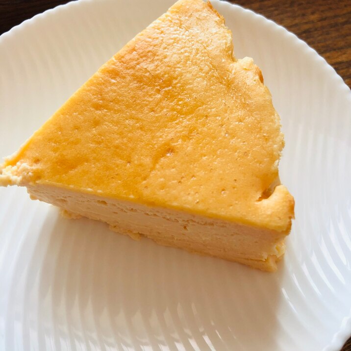 グルテンフリー！混ぜて焼くだけベイクドチーズケーキ